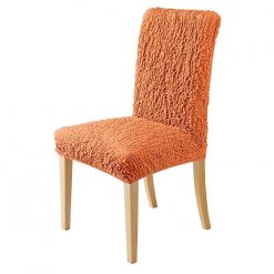 Extra pružný potah s reliéfní strukturou na židli terakota univerzální - Blancheporte