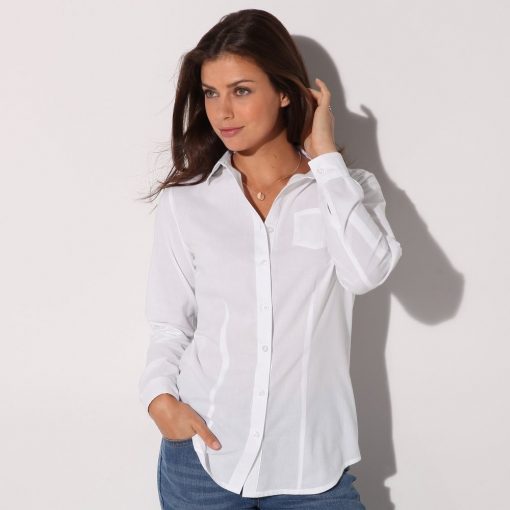 Jednobarevná košile bílá  – Blancheporte