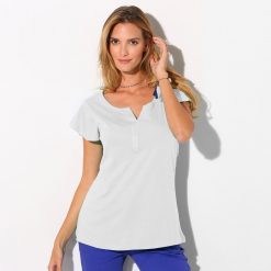 Jednobarevné tričko bílá / - Blancheporte