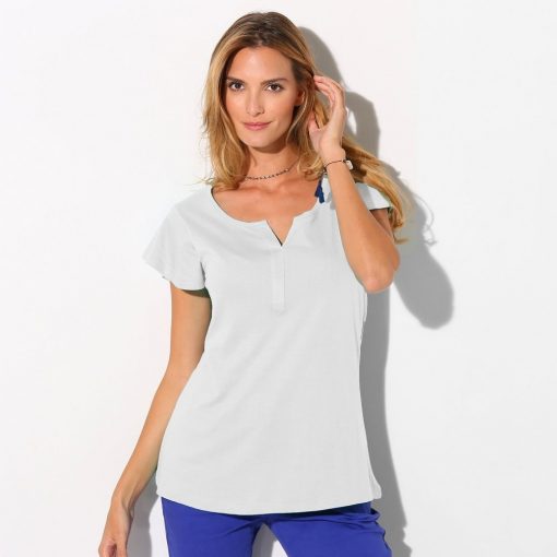 Jednobarevné tričko bílá / – Blancheporte