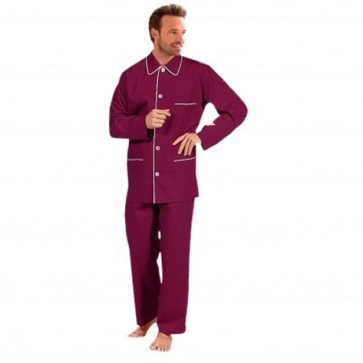 Klasické pyžamo bordó / (XL) – Blancheporte