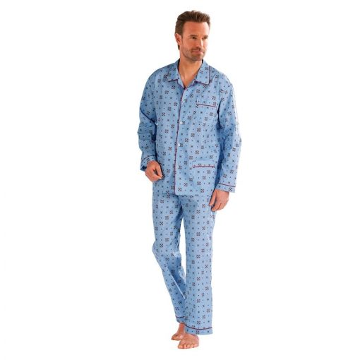 Klasické pyžamo s potiskem modrá / (XL) – Blancheporte