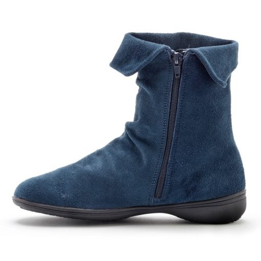 Kotníkové boty s teplou podšívkou nám.modrá  – Blancheporte