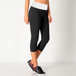 Krátké sportovní kalhoty černá/bílá  - Blancheporte