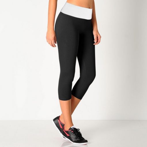 Krátké sportovní kalhoty černá/bílá  – Blancheporte