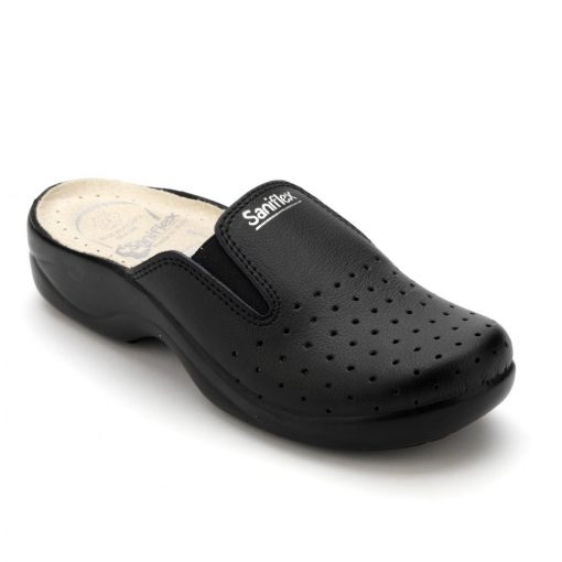 Pohodlné pantofle s pruženkou černá  – Blancheporte