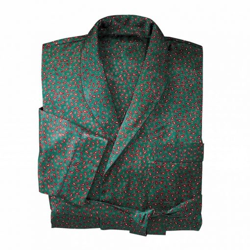 Saténové pyžamo zelená / (M) – Blancheporte