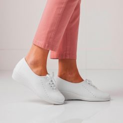 Vycházková obuv s tkaničkami bílá  - Blancheporte