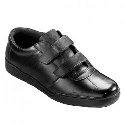 Vycházkové boty z kůže černá  - Blancheporte