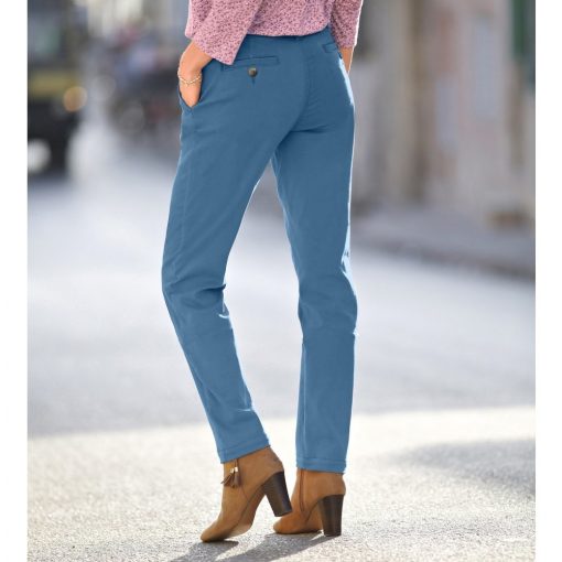 Chino kalhoty modrošedá  – Blancheporte