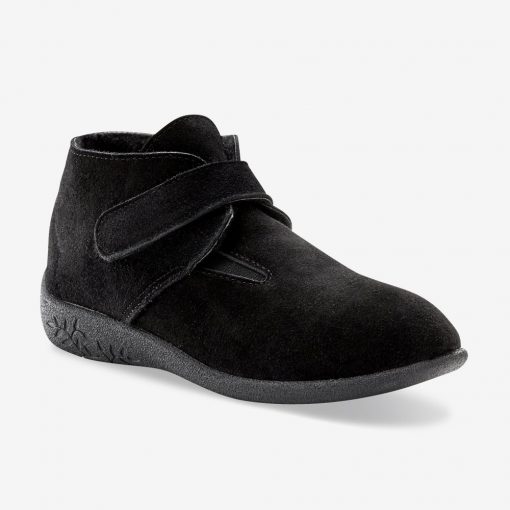 Kotníkové boty na suchý zip černá  – Blancheporte