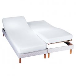 Meltonová voděodolná ochrana matrace pro polohovací lůžko bílá xcm - Blancheporte