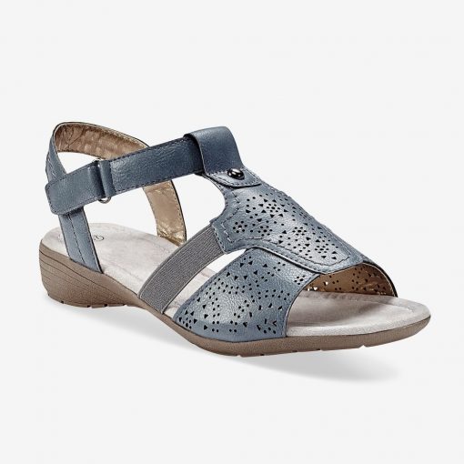 Kožené sandály modrá  – Blancheporte