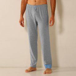 Pyžamové kalhoty šedý melír šedý melír / - Blancheporte