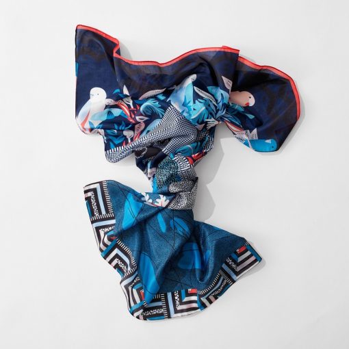 Velký čtvercový šátek s potiskem vícebarevná – Blancheporte