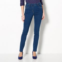 Ultra strečové úzké džíny modrá  - Blancheporte