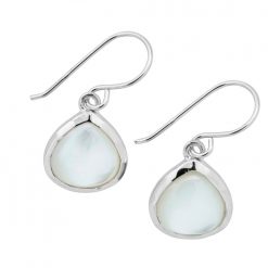 Náušnice se ze stříbra a bílé perleti perleťová bílá - Blancheporte