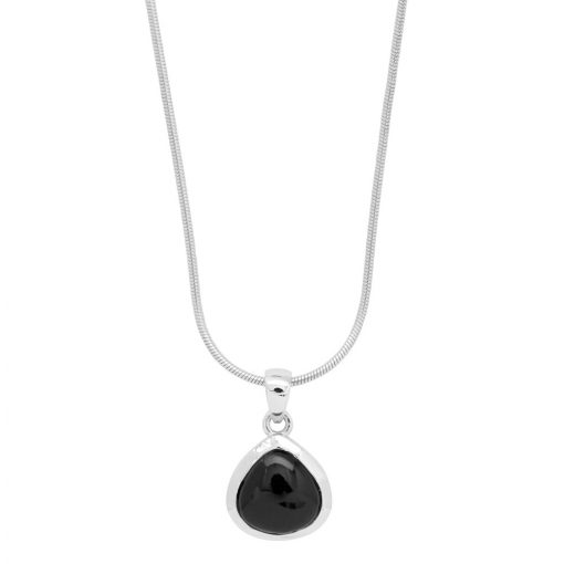 Stříbrný náhrdelník s onyxem onyx – Blancheporte