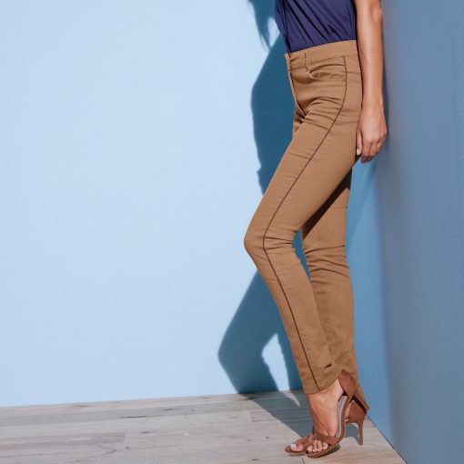 Barevné prodlužující kalhoty oříšková  – Blancheporte