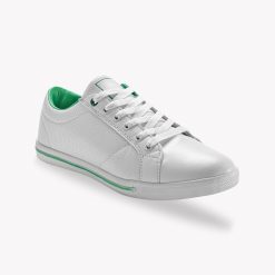 Dvoubarevné tenisky bílá/zelená  - Blancheporte