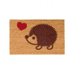 Obdélníková rohožka s motivem ježka kaštanová x cm - Blancheporte