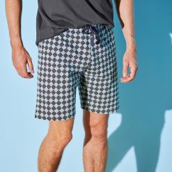 Pyžamové šortky s potiskem antracitová/šedá / - Blancheporte
