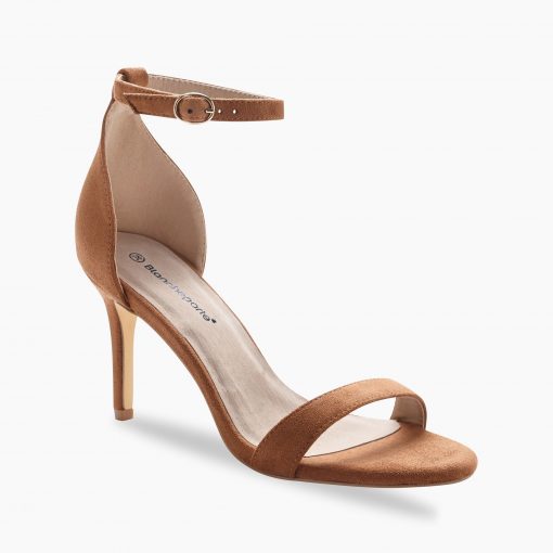 Sandály s páskem karamelová  – Blancheporte