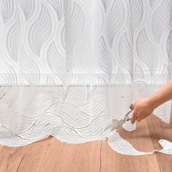Upravitelná záclona z krajky bílá xcm - Blancheporte