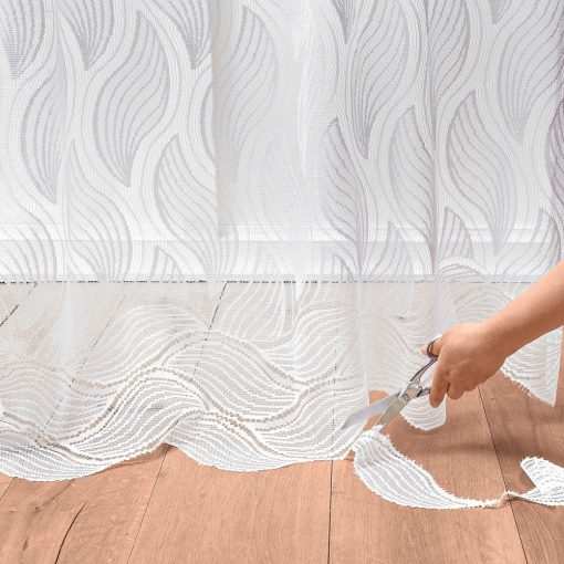 Upravitelná záclona z krajky bílá xcm – Blancheporte