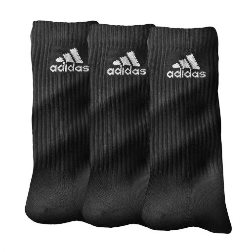 Černé ponožky „crew“ zn. Adidas